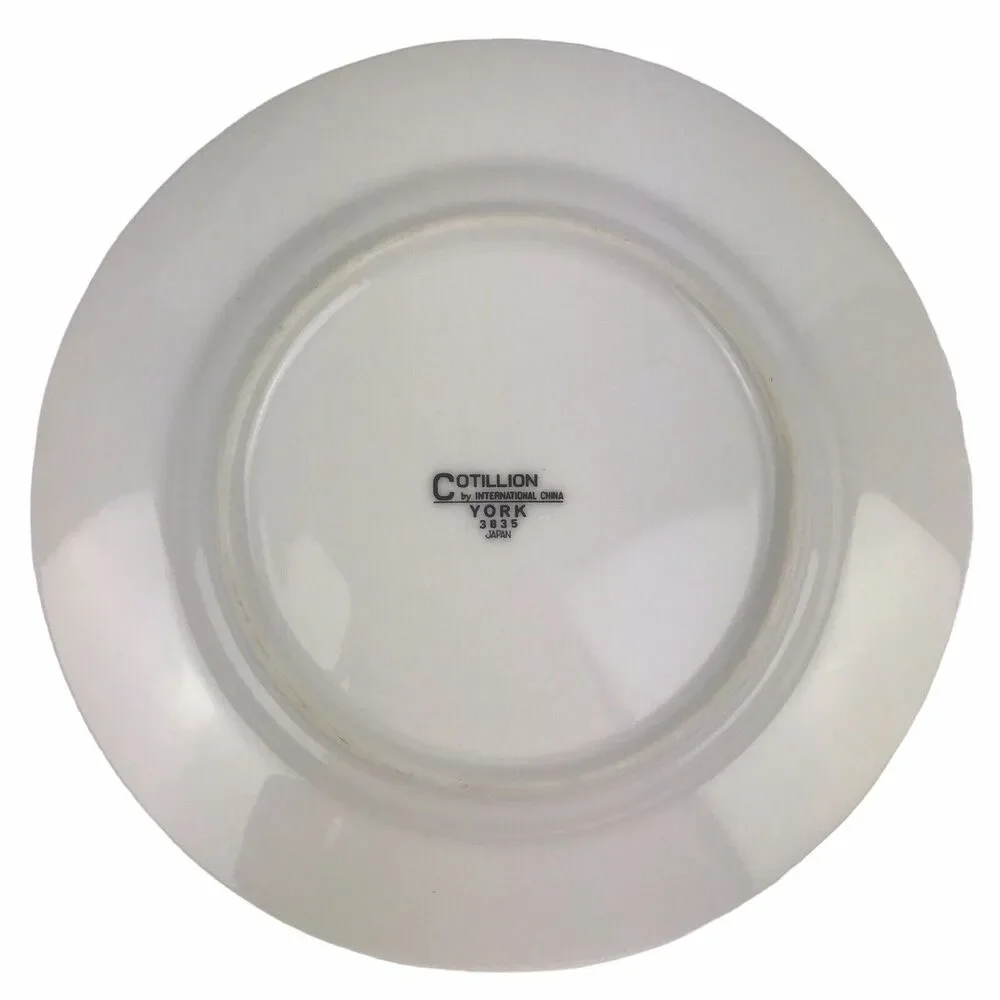International China Cotillion York 3835 Set of 5 Salad Plates 7.5
